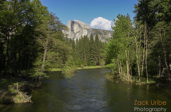 Half Dome and the Merced