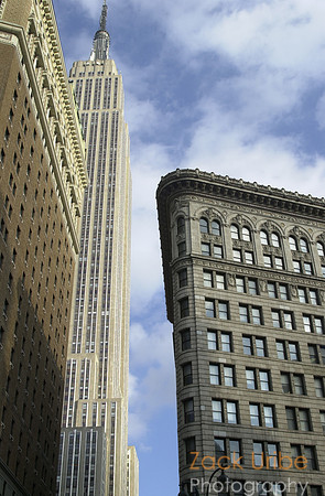 Empire State and Flatiron Building in New York City